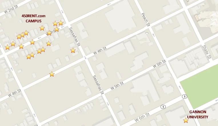 A map showing the location of a restaurant in Kansas City.
